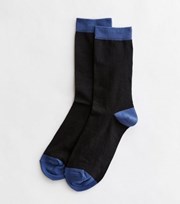 New Look Blue Colour Block Socks